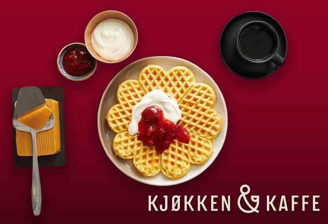 kaffe og vaffel