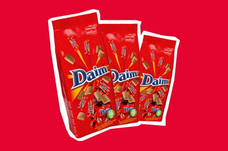 Tre poser Daim minis
