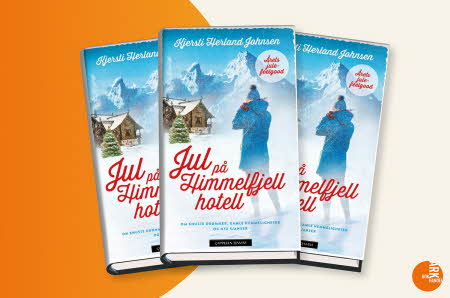 Tre utgaver av boken "Jul på Himmelfjell hotell" av Kjersti Herland Johnsen