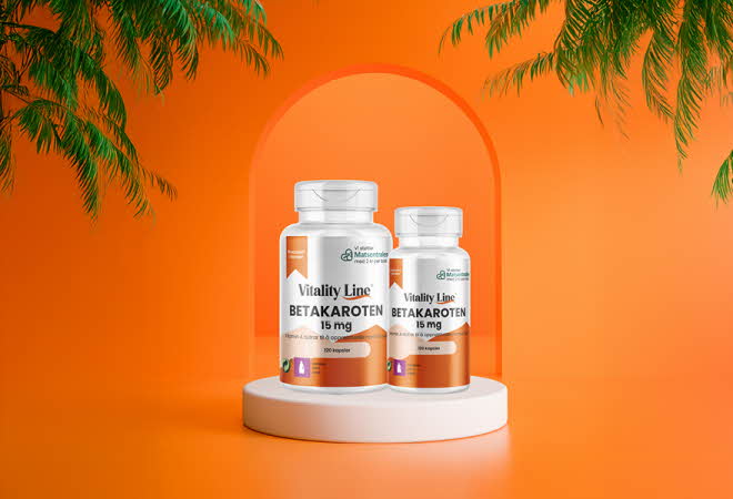 To bokser med betakaroten fra Vitality Line