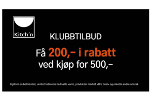 Kundeklubb tilbud