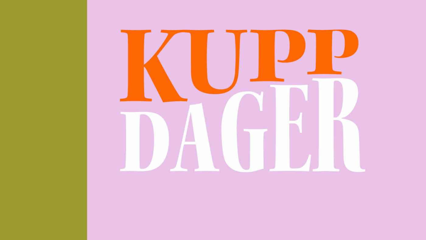 Grafisk bilde med logo til kampanjen kuppdager