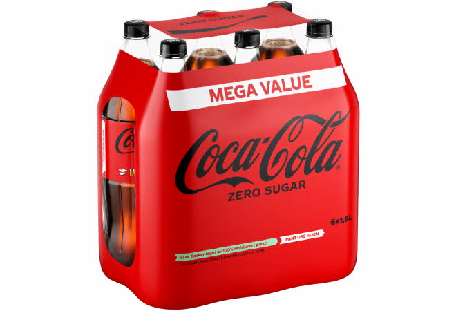 Bilde av 6pak 1.5Liter cola Zero