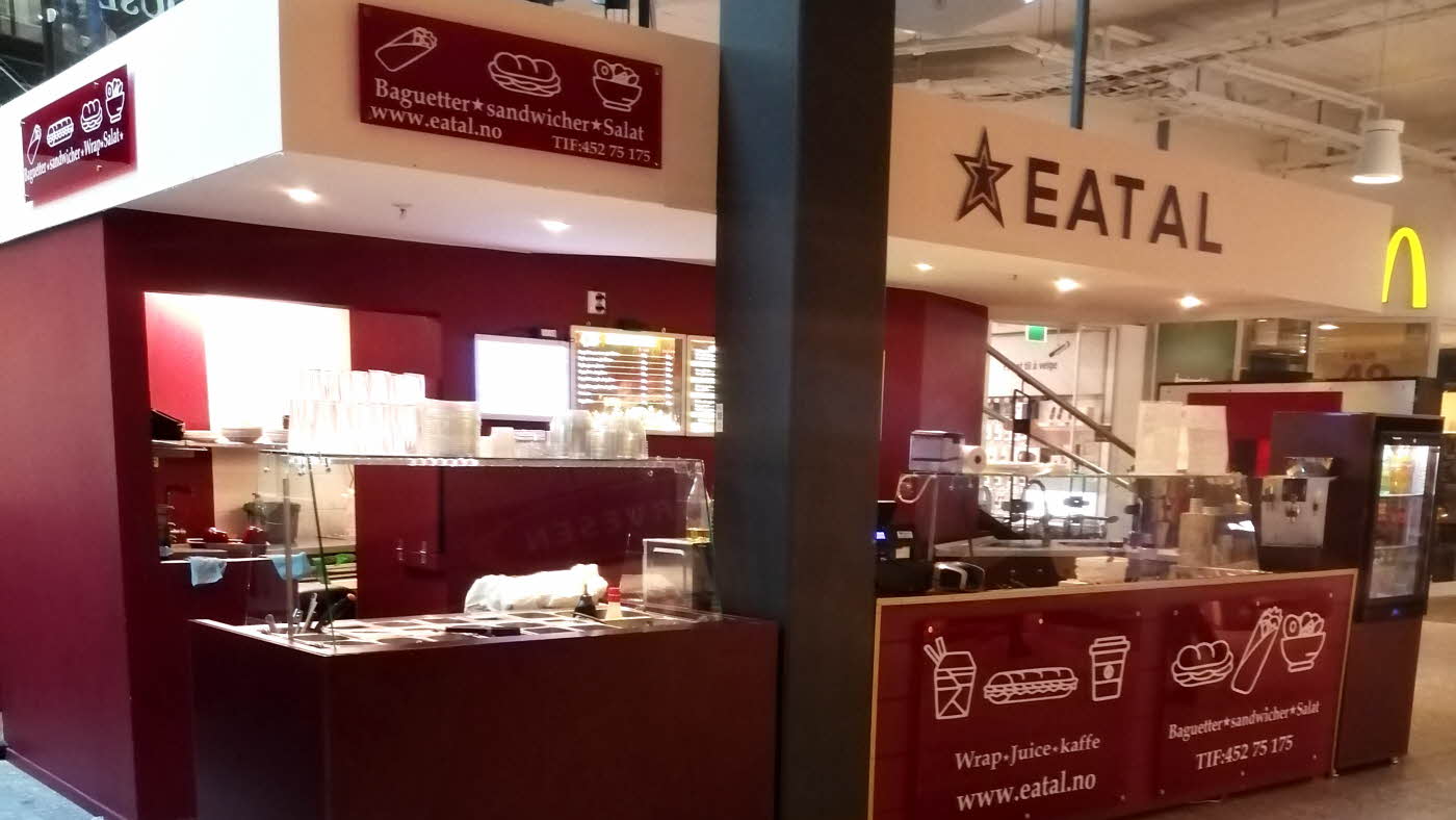 Fasaden til spisestedet Eatal