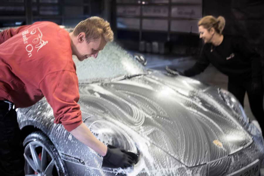 Handz on innvendig og utvendig vask