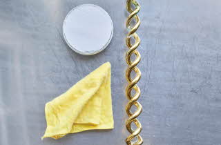 bilde av såpe og en klut