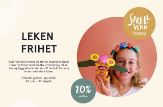 Clixo 20% venn tilbud