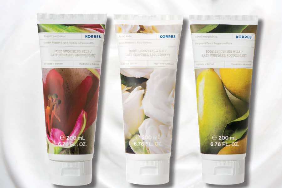 Korres body lotion 3 dufter