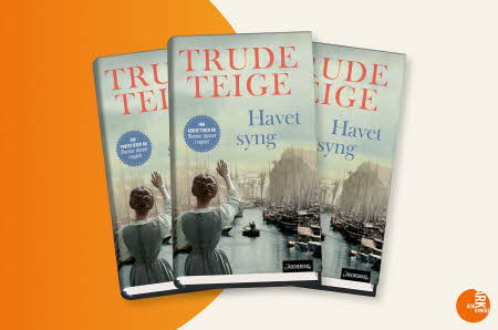 Tre bøker med "Havet syng" av Trude Teige