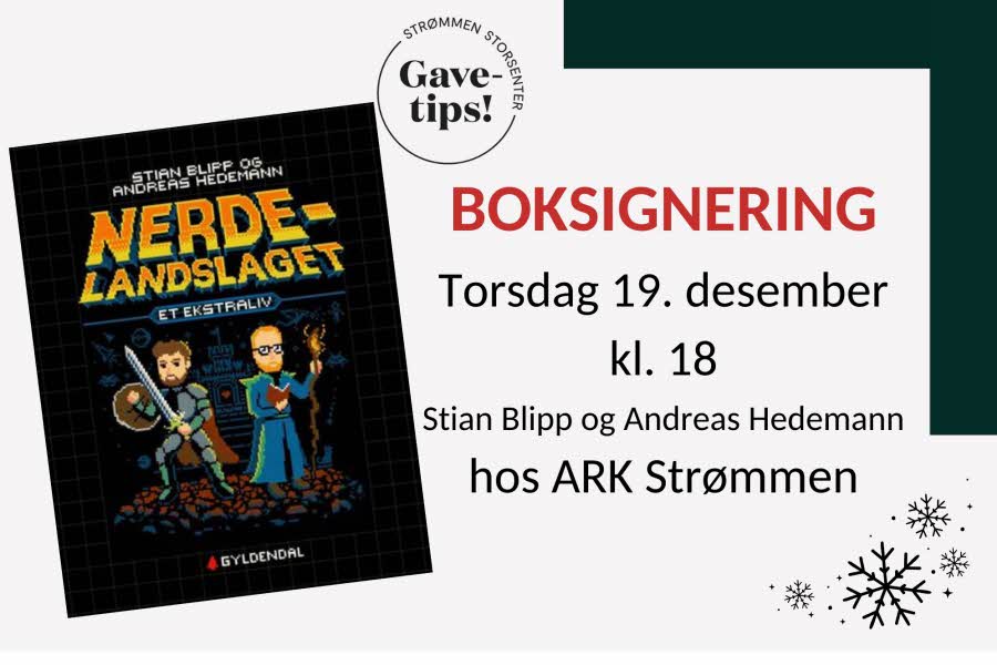 annonse med bilde av en bok