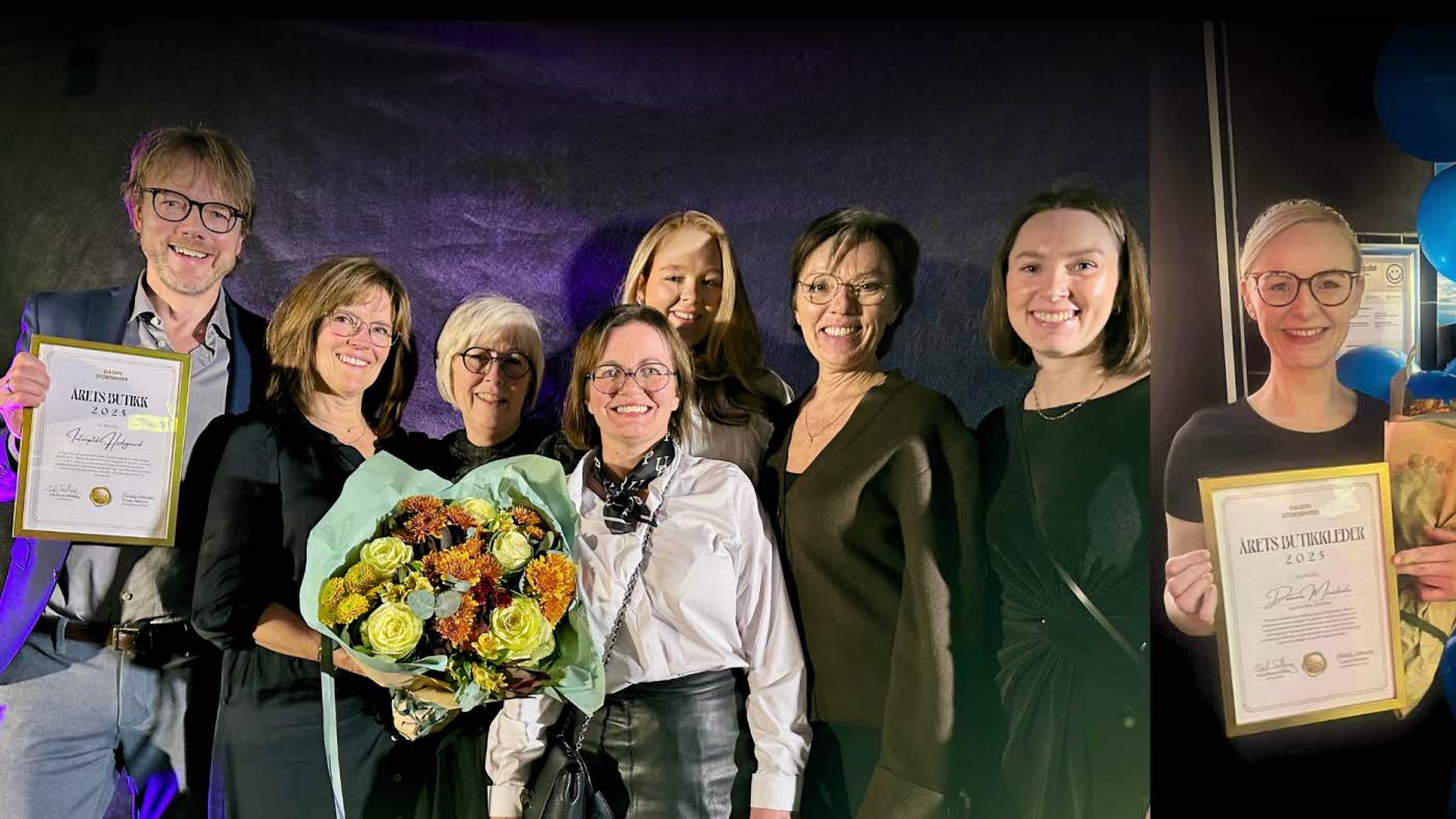 Bilde av vinnere fra Oasen Awards 2025