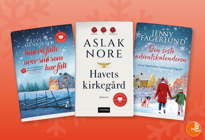 Tre forskjellige pocket bøker