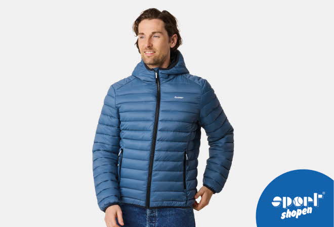 bilde av blå jacke