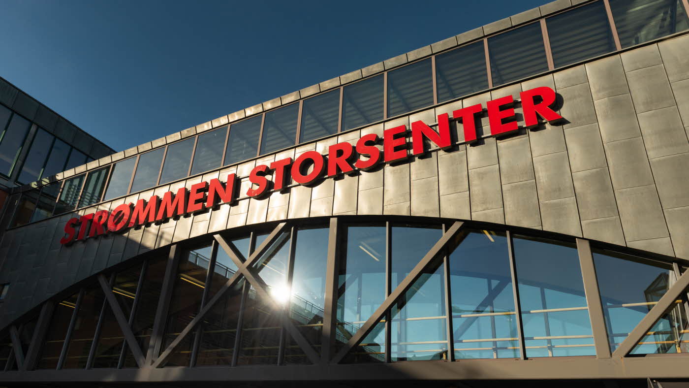 Strømmen Storsenter fasade