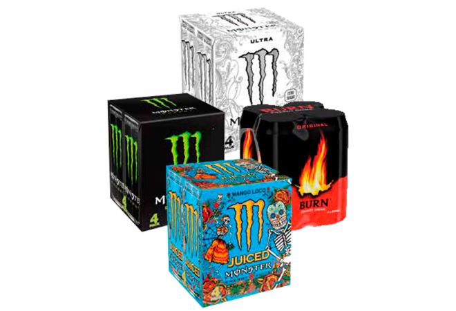 bilde av 4 4-pk energi drykk